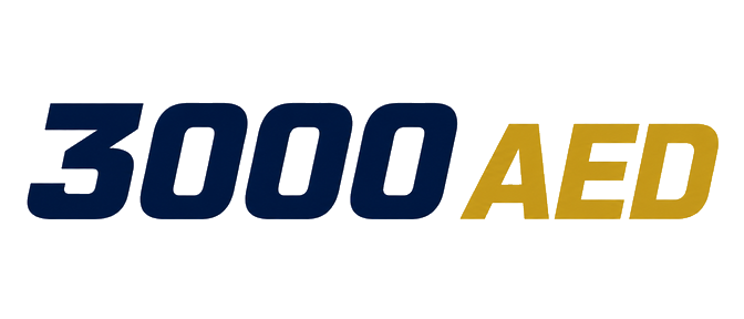 3000 aed brand logo for Bangladesh users